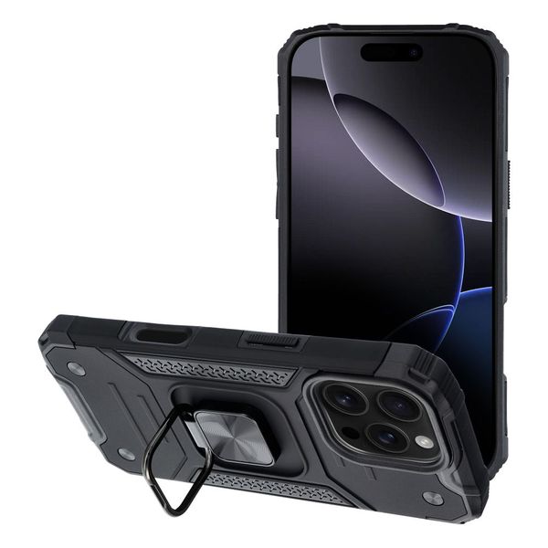 Futerał NITRO do IPHONE 16 Pro czarny zdjęcie 1