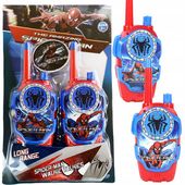WALKIE TALKIE SPIDERMAN KRÓTKOFALÓWKI ZESTAW dla d