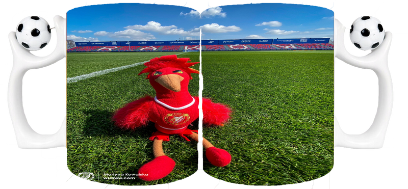 Kubek z piłką dla Fana Widzew Łódź zdjęcie 1