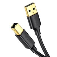 kabel przewód do drukarki usb - usb typ b 3m czarny
