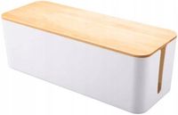 Elegancki POJEMNIK ORGANIZER schowane kable listwy