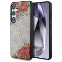 etui guess leather 4g flowers print      metal classic logo magsafe