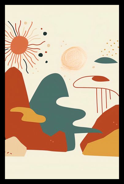 Plakat 53x81cm Kosmos Barw zdjęcie 2