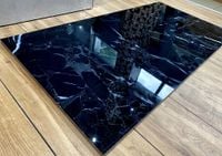 Gres polerowany CZARNY MARMUR 120x60 WYSOKI POŁYSK