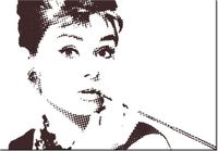 100 70CM OBRAZ PŁÓTNO AUDREY HEPBURN PŁÓTNO RAMA