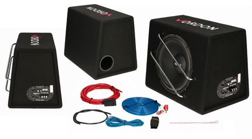 Tuba basowa Subwoofer Skrzynia Basowa Vordon TB-20T 450W Okablowanie na Arena.pl
