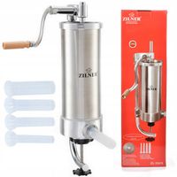 NADZIEWARKA MASZYNKA 3KG 2X TŁOK SZPRYCA DO KIEŁBAS NAPYCHARKA NABIJARKA