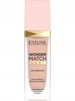 eveline wonder match lumi podkład rozświetlający spf20 10 vanilla 30ml