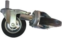 koło z hamulcem do rusztowania warszawskiego 160mm - rus/kolo o