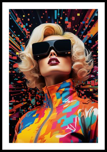 Plakat 40x60cm Retro Futuryzm na Arena.pl