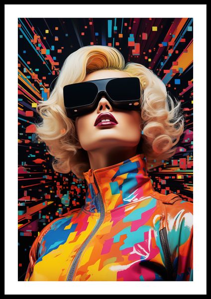 Plakat 40x60cm Retro Futuryzm zdjęcie 3