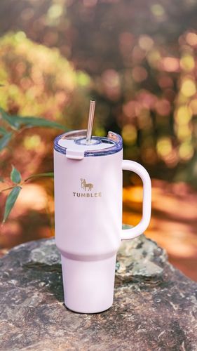 KUBEK TERMICZNY ZE SŁOMKĄ TERMOS Z UCHWYTEM NA HERBATĘ KAWĘ SZCZELNY 1200ML na Arena.pl