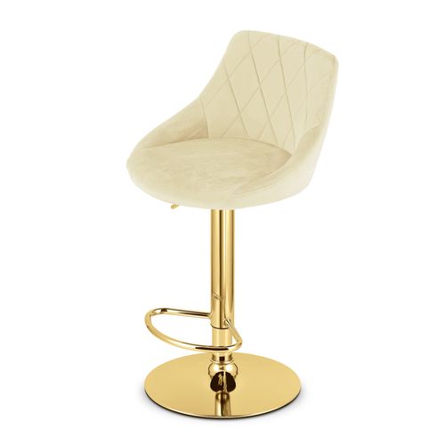 Hoker KAST - aksamit beż / baza złota na Arena.pl