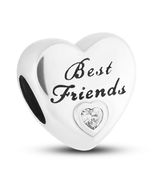 srebrny charms best friends z cyrkonią do modułowej bransoletki - peterson