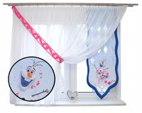 Firana dziecięca Kraina Lodu Ażur Olaf 155