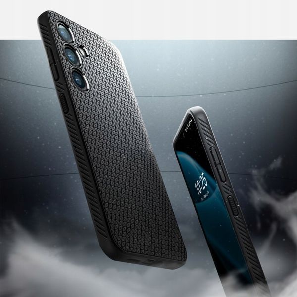 Etui Do SGalaxy S24 pigen Liquid Air Czarny Matowy zdjęcie 3