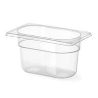 pojemnik gastronomiczny z polipropylenu gn 1/9 wys. 100 mm - hendi 880524