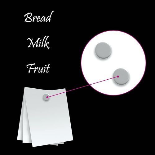 Ścienna tablica magnetyczna, czarna, 80x50 cm, szkło hartowane na Arena.pl