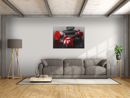 Obraz Roses and spa 100x70 PŁÓTNO na Arena.pl