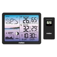 STACJA POGODOWA METEO SP107 BAROMETR ZEGAR DCF POMIAR TEMP