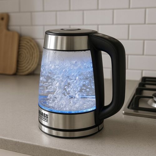 CZAJNIK ELEKTRYCZNY SZKLANY 1,7L 2200W REGULACJA TEMPERATURY LED LCD na Arena.pl