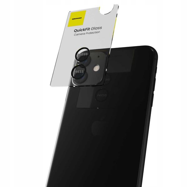 Spacecase Quickfit Camera Iphone 11/12/12 Mini Black zdjęcie 5