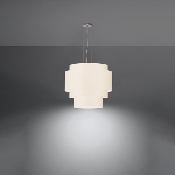 Żyrandol REFLEXION 50 biały zdjęcie 3