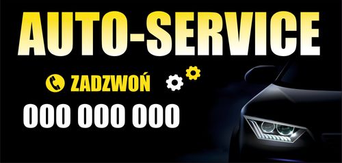 BANER REKLAMOWY projekt 130x80 cm DEZYNSEKCJA na Arena.pl