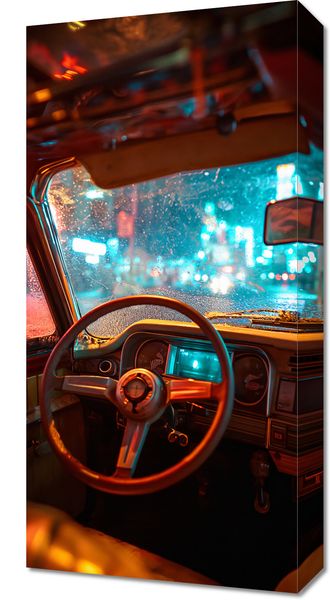 Obraz 30x60cm Nocny Kierowca zdjęcie 1
