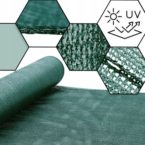 SIATKA CIENIUJĄCA 1,2x25m MASKUJĄCA 90% OSŁONA MATA NA OGRODZENIE PŁOT na Arena.pl