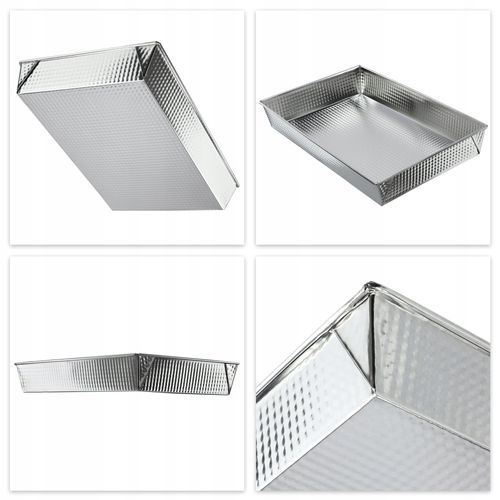 BLACHA FORMA DO PIECZENIA OCYNOWANA 36x25x6cm na Arena.pl