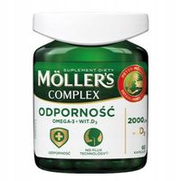 Suplement diety Moller's Complex Omega-3 + D3 60 kapsułek