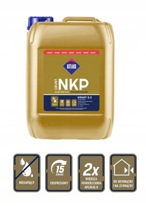 Silnie penetrujący i wzmacniający Grunt NKP ATLAS 5l na Arena.pl