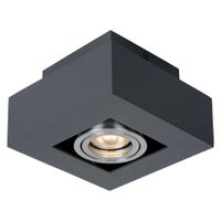 LAMPA sufitowa CASEMIRO IT8002S1-BK/AL Italux metalowa OPRAWA kwadratowy SPOT downlight czarny