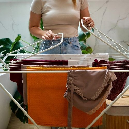 SUSZARKA Balkonowa na PRANIE Rozkładana na Ubrania Tadar Basic 182x40x86 cm na Arena.pl