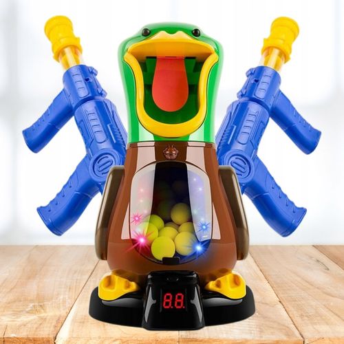 GŁODNA KACZKA STRZELANIE DO CELU PISTOLET ZABAWKOWY 2X GRA ZRĘCZNOŚCIOWA na Arena.pl