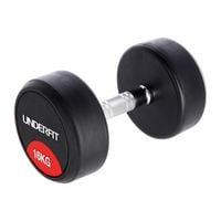 Hantla gumowana 16 kg UNDERFIT do ćwiczeń siłowych fitness