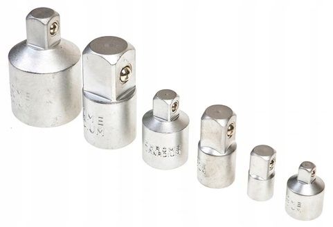 REDUKCJE ADAPTERY REDUKCYJNE 1/2 1/4 3/8 3/4 6 SZTUK ADAPTERY CRMO na Arena.pl