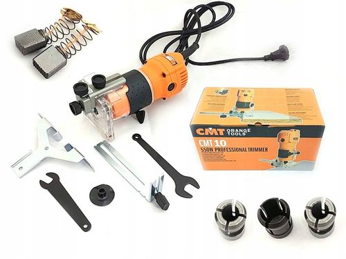 CMT Frezarka ręczna krawędziowa 550W Trymer krawędzi 1/4 6-8mm CMT10 na Arena.pl