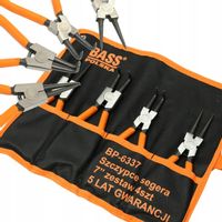 ZESTAW 4el SZCZYPIEC SEGERA SZCZYPCE DO ZABEZPIECZEŃ PIERŚCIENI OSADCZYCH