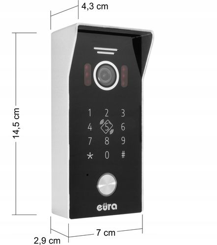 Wideodomofon EURA VDP-99C5 Biały na Arena.pl