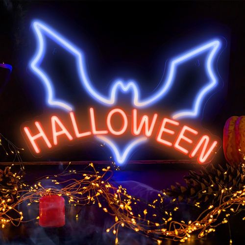 Neon PLEXI LED HALLOWEEN niebieski czerwony NNE17 Neolia na Arena.pl