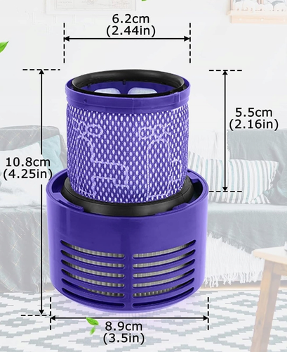 QIKtech Filtr powietrza do odkurzacza dyson v10 sv12 absolute cyclon total na Arena.pl