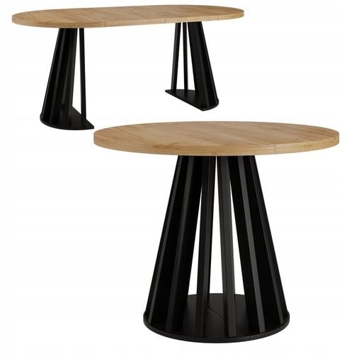 Stół rozkładany okrągły do salonu/kuchni 80/160 solidny stabilny na Arena.pl