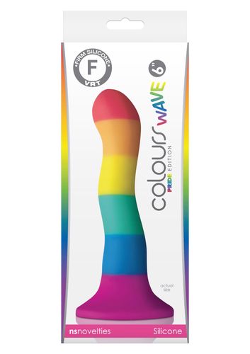 Pride Edition 6Inch Wave Dildo Multicolor na Arena.pl