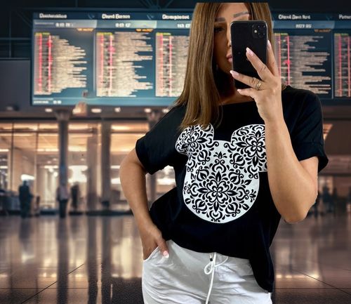 TUNIKA DAMSKA ELEGANCKA DUŻE ROZMIARY CZARNA rozmiar 54 na Arena.pl