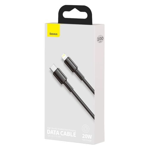 kabel usb-c do lightning baseus high density braided, 20w, 5a, pd, 1m na Arena.pl
