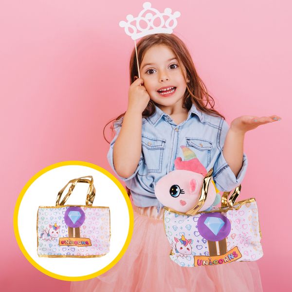 Pluszowy Jednorożec z Torebką Maskotka Przytulanka Unicorn zdjęcie 10