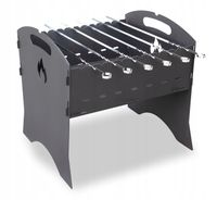 Grill węglowy SKŁADANY 40 x 34 x 45 cm SOLIDNY POLSKI , KOMIN-EXPERT KRAKÓW