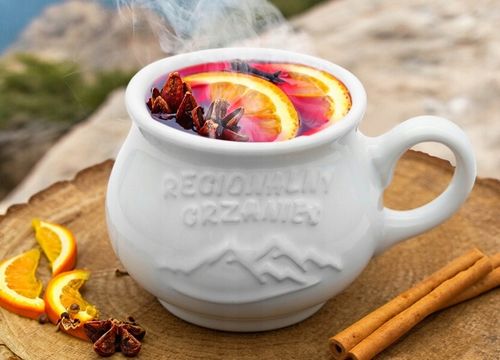 Komplet 2x KUBEK kamionkowy DO GRZAŃCA na grzane wino piwo zestaw do wina na Arena.pl